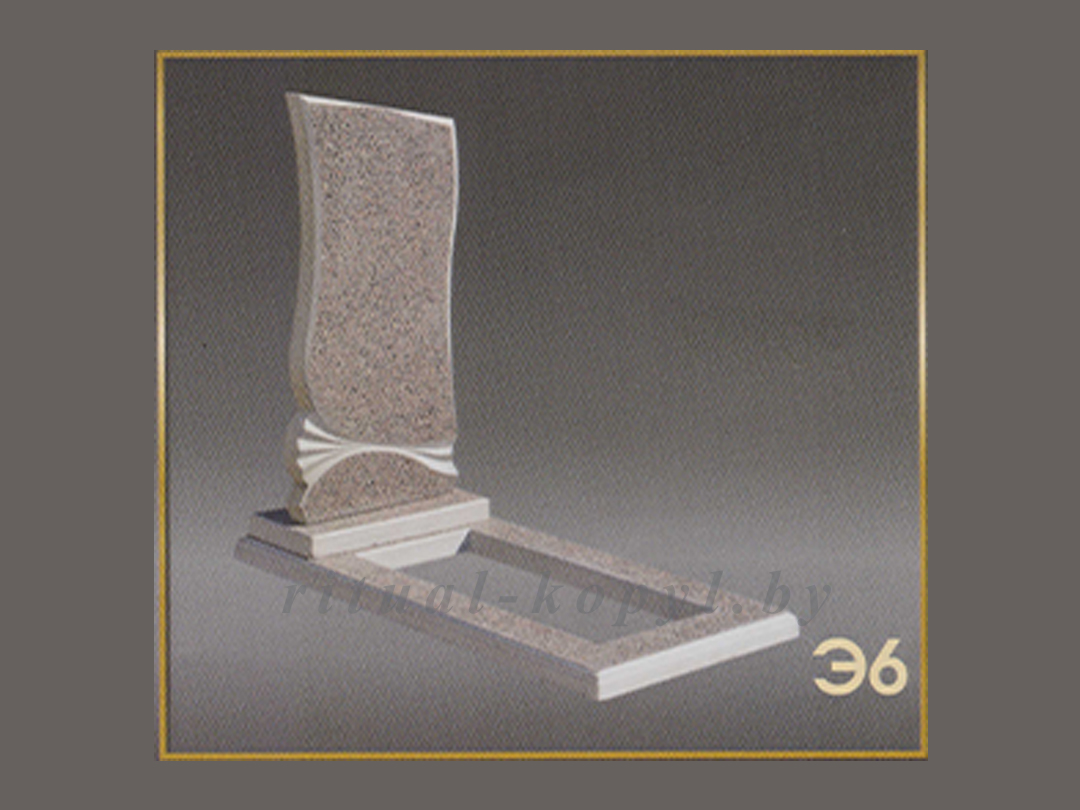 Бюджетный памятник из гранитно-мраморной крошки